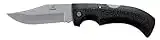 Gerber Coltello a serramanico con lama liscia e fodero, Lunghezza lama: 9,5 cm, Gator Folder Clip Point, Nero, 31-003660