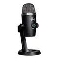 Logitech for Creators Blue Yeti Nano Premium USB Microphone for PC, Mac, Gaming, Recording, Streaming,Podcasting,Condenser Mic Blue VO!CE Effects, Cardioid&Omni, No-Latency Monitoring-Blackout