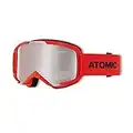 Atomic Savor M AN5105678 Gafas de esquí all-mountain para una luminosidad moderada, montura mediana, marco live fit, unisex adulto, talla única, rojo-azul/plata