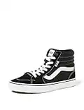 Vans Filmore Hi, Sneaker Mujer, Suede/Canvas Black/White, 38 EU