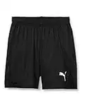 PUMA Liga Shorts Core Jr, Pantalones Cortos De Fútbol Unisex Niños, Negro (black/ White), 164