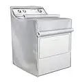 Mr.You Wash Machine Cover,Washer/Dryer Cover for Front-loading Machine,With Double Zipper Design (Light white)
