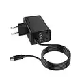 Chargeur pour NS Switch/Switch Lite/Switch OLED, Adaptateur Secteur innoAura Type-C à Charge Rapide avec Alimentation par câble 6 Pieds 15V 2.6A Mode de Support TV et contrôleur Dock&Pro (Noir)