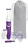 Philips Bikini Genie Cordless Trimmer for Bikini Line Hair Removal, with Shaving Head and Comb, BRT383/50