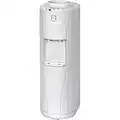 Vitapur Top Load Floor Standing Hot and Cold Water Dispenser with Piano Push Buttons and 24/7 Heating System, White