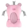 Queen.Y Tappetino da Bagno per Neonato 4 Colori Cuscino per Vasca da Bagno per Neonato Cuscino per Vasca da Bagno Antiscivolo per Neonato Design Ergonomico per 0-12 M Regalo Perfetto per