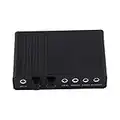 Optical Audio Sound Card External 5.1 Surround Sound 6 Channel Optical for PC/Laptop