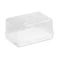 yuanbogg Boîte De Rangement De Beurre en Plastique Contenant De Fromage Transparent Plateau De Gardien De Serveur avec Un Couteau Et Une Partition Japon Original Boîte De Plat À Beurre