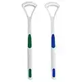 Pulitore Lingua Puliscilingua Tongue Cleaner Brush Scraper 2 pezzi