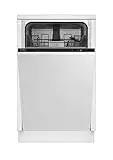 Beko DIS28023 lave-vaisselle Entièrement intégré 10 places A++ - Lave-vaisselles (Entièrement intégré, Compact (45 cm), LCD, froid, chaud, Hot air, 10 places)