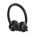 EKVANBEL Bluetooth Headset V5.2, Wireless Headphones with Noise Cancelling Microphone, On Ear Wireless Headset for Cell Phones Laptop Computer