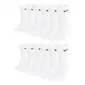 Nike Unisex Trainingssocken Everyday Cushioned Crew Socks SX7664 6 Paar, Größe:42-46, Artikel:-100 white