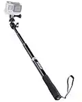 Smatree SmaPole Q1 Extendable Selfie Stick / Monopod for GoPro Hero 7/6/5/4/3+/3/2/1/Session / for Compact Cameras