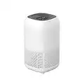 Amazon Basics Air Purifier, CADR 100 m³/h, Covers up to 12 m2 (129 ft2) Room, With True HEPA & Advance Carbon Air Filters Removes 99.97% Pollen Allergies, Dust, Smoke, UK plug, White