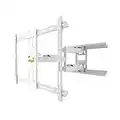 Kanto PDX650W Full-Motion TV Wall Mount for 37-inch to 75-inch Flat-Screen Monitor – White