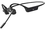 Aftershokz Opencomm Auriculares estéreo inalambricos de conduccion osea Bluetooth con microfono Boom con cancelacion de Ruido para la Oficina, el hogar, el Negocio, Conductores de Camiones