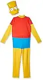 Disguise boys The simpsons bart simpson deluxe costume ,Red,blue,yellow ,Medium (7-8)