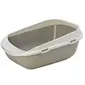 BAC LITIERE GEANT POUR CHAT 65 CM /GRANDE MAISON TOILETTE POUR CHAT JUSQU’À 8/9 KG