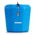 Strandtresor zum Anketten Abschließen Wertsachen-Box Zahlenschloss Strand Beach SafeToGo Mini-Safe Reisezubehör Urlaub Gadget praktisch, Farbe:blau