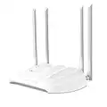 TP-Link TL-WA1201 Point d'accès WiFi AC1200, 1 port Ethernet gigabit, Supports Passive PoE, idéal pour les réseaux domestiques et de bureau