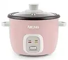 Aroma Housewares 4-Cups (Cooked) / 1Qt. Rice & Grain Cooker (ARC-302NGP), Pink