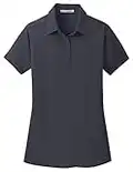 Port Authority Women's Comfortable Dimension Polo Shirt_Battleship Grey_X-Large