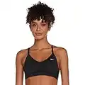 NIKE W NK DF Indy V Neck Bra Tops, Women's, Negro, M