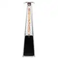 Thermo Tiki Outdoor Propane Patio Heater - Commercial LP Gas Porch & Deck Heater - Black