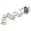 WZ Double Sided Measuring Tape- White Tape Measure Made of Fiber Glass Material- Measuring Tape For Body Measurements Tailors Sewing Clothing- Body Measuring Tape 60 Inch and 150 cm (Pack of 1)