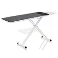 Reliable 320LB Home Ironing Board - Made in Italy 2-in-1 Home Ironing Table with Large 55 Inch Pressing Surface (Extended), Iron Table Made with Heavy-Duty Tube Frame Construction, Strong Iron Rest