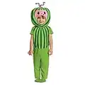 Cocomelon Costume for Kids, Official Cocomelon Costume Watermelon Headpiece, Toddler Size Medium (3T-4T)