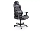 Robas Lund Chaise Gaming, Similicuir, Couture Gris foncé, DX Racer D73