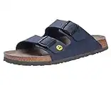 Birkenstock Arizona 89430-45-Normal Semelle intérieure de travail anti-statique Birko-Flor Taille 45 Bleu (bleu)