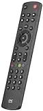 One For All URC1210 Contour Universal Control of TV/Smart TV - Guaranteed to work with all manufacturer brands - ,Black