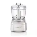 Cuisinart ECH4SE Mini Prep Pro Style Collection, Mini Hachoir et Robot de Cuisine, Capacité 900ml, Gris Perle