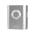 Ring Interchangeable Faceplate for Doorbells - Video Doorbell 3, Video Doorbell 3 Plus, Video Doorbell 4, Battery Doorbell Plus - Silver Metal