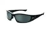 PEGASO 990.99.5305 990.01-Gafas Proteccion Gama Solar Sun Modelo F1 Lente PC Polarizada, Negro, L