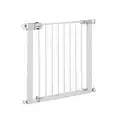 Safety 1st Easy Close Metal Barrera de seguridad niños, metálica para puertas y escaleras con apertura de 73-80 cm, extensible hasta 136 cm con extensiones que se venden por separado, color blanco