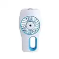 EODUDO-S Fan Handheld Misting Fan, Mini USB Rechargeable Battery Operated Misting Fan, Portable Personal Fan with Spray Bottle, Small for Kids Home Office Travel Sports Outdoor, Multi-colored