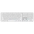 Apple Magic Keyboard with Touch ID and Numeric Keypad: Wireless, Bluetooth, Rechargeable. Works with Mac Computers with Apple Silicon; US English - White Keys