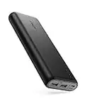 Portable Charger Anker PowerCore 20100mAh - Ultra High Capacity Power Bank with 4.8A Output and PowerIQ Technology, External Battery Pack for iPhone, iPad & Samsung Galaxy & More (Black)