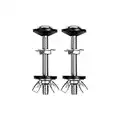 Toliet Bolts,Tank to Bowl Stainless Stell 5/16inch by 3Inch Heavy Duty Bolts with Rubber and Stainless Steal Washers and Wing Nuts,Toliet Bolt