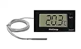 Hotloop Oven Thermometer Resistant 300°C - Digital Kitchen Barbecue Thermometer Temperature Probe Oven Proof for Baking, Pizza, Meat, Oil, Milk, Deep Frying