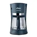 Ufesa CG7114 Capriccio Cafetera de Goteo, 6 Tazas, 600W, Jarra 0.6L, Filtro Permanente, Placa Calefactora Antiadherente, Sistema Antigoteo, Auto Apagado, Azul/Verdoso