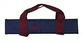 Acclaim Chatton Sac de transport à plat en nylon pour 2 boules de bowling Intérieur et extérieur Bleu marin et bourgogne, Bleu marine/Bordeaux