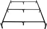 Amazon Basics 9-Leg Support Metal Bed Frame - Strong Support for Box Spring and Mattress Set - Queen Size Bed