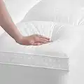 BaliChun Mattress Topper Twin XL, Thick Mattress Pad Cover 400TC Cotton Top Cooling Pillow top (8-21 Inches Fitted Deep Pocket)