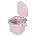 BranQ - Home essential Toilette 15.5 Liter Campingtoilette Toiletteneimer Reisetoilette Outdoor, Rosa, one Size