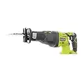 RYOBI 18 V ONE+ Akku-Säbelsäge R18RS-0 (28 mm Hublänge, Leerlaufdrehzahl 0-2900 min⁻¹, Max. Schnitttiefe in Holz 20 cm, ohne Akku + Ladegerät)