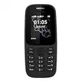 Nokia 105 - Téléphone portable débloqué GSM (Ecran 1,8 pouces, ROM 4Mo, Double SIM) Noir